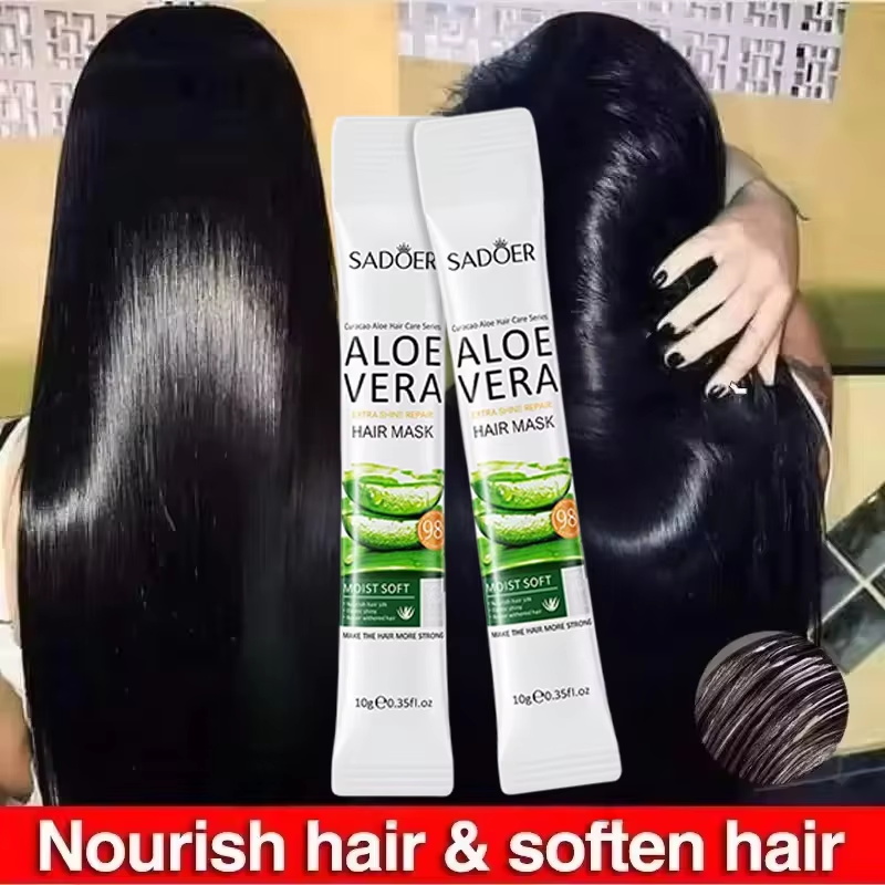Hair Care With Aloe Vera - 5 Seconds Fast Repairing Nourish Hair