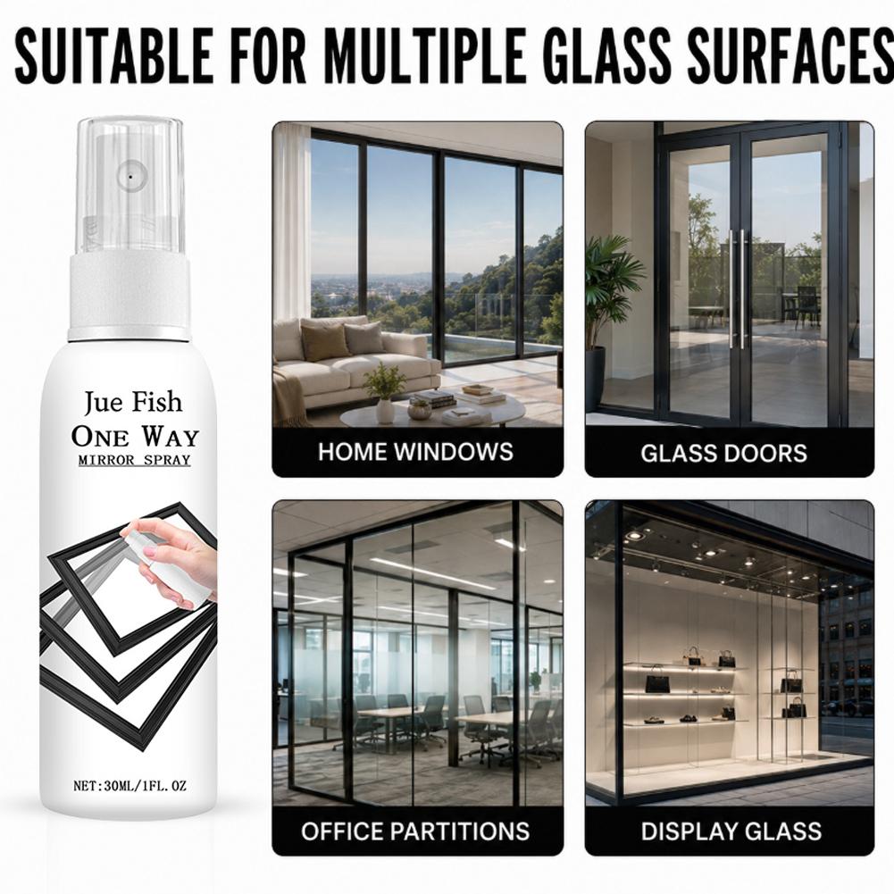 Heat Protectant Spray - One Way Privacy Glass Spray Anti