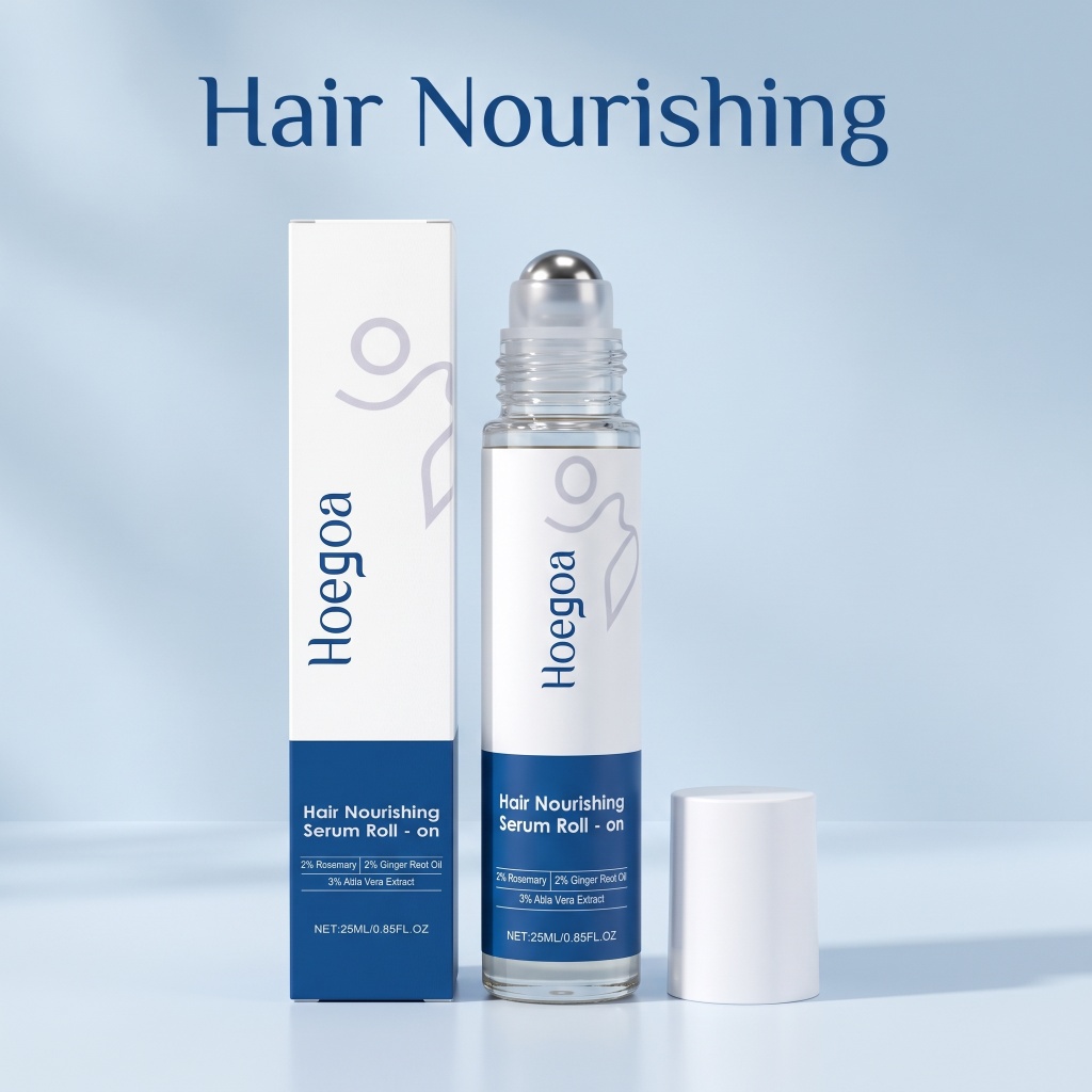 Hair Care With Aloe Vera - Rosemary Ginger Roll-on Hair Serum Aloe