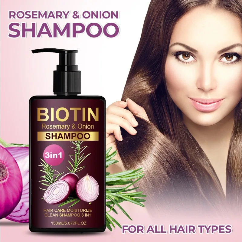 150ml BIOTIN Rosemary & Onion  - огляд і ціна Hair Care Natural Ingredients