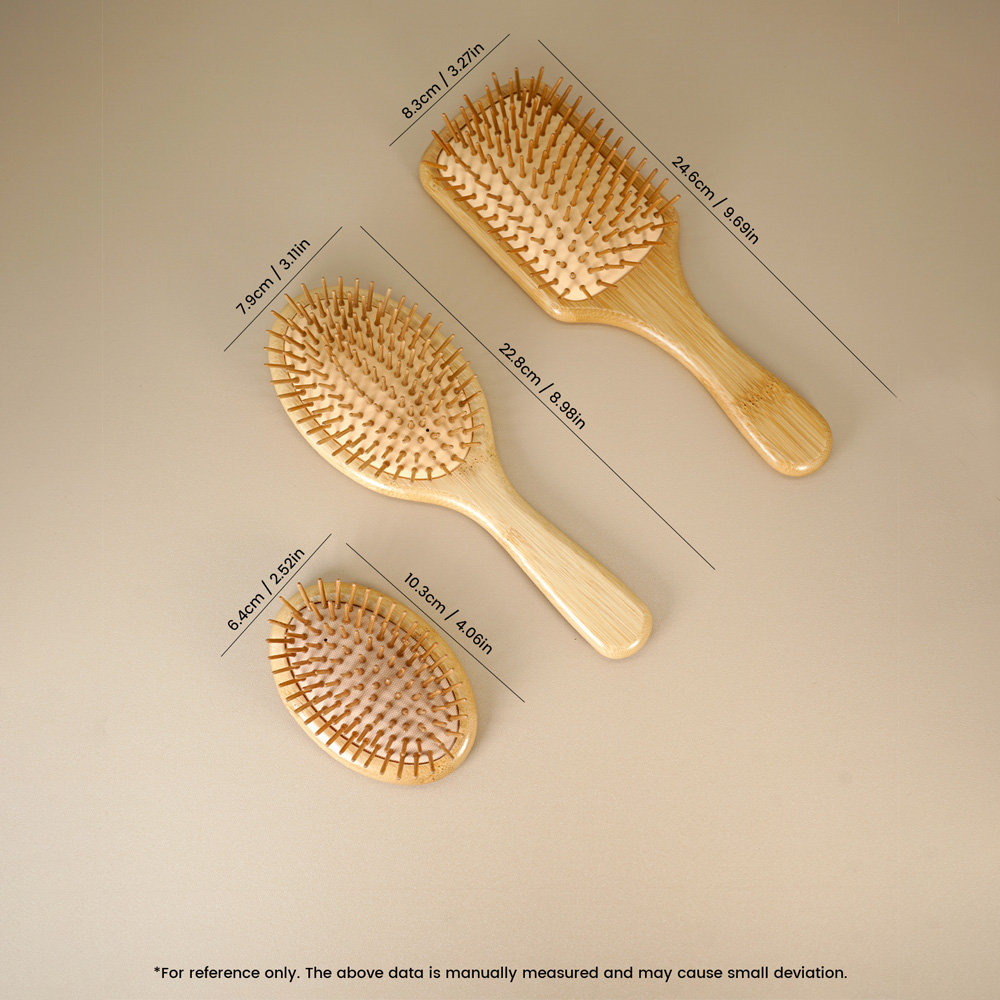 Bamboo Hair Brush Detangling B - огляд і ціна Hair Care Daily Routine