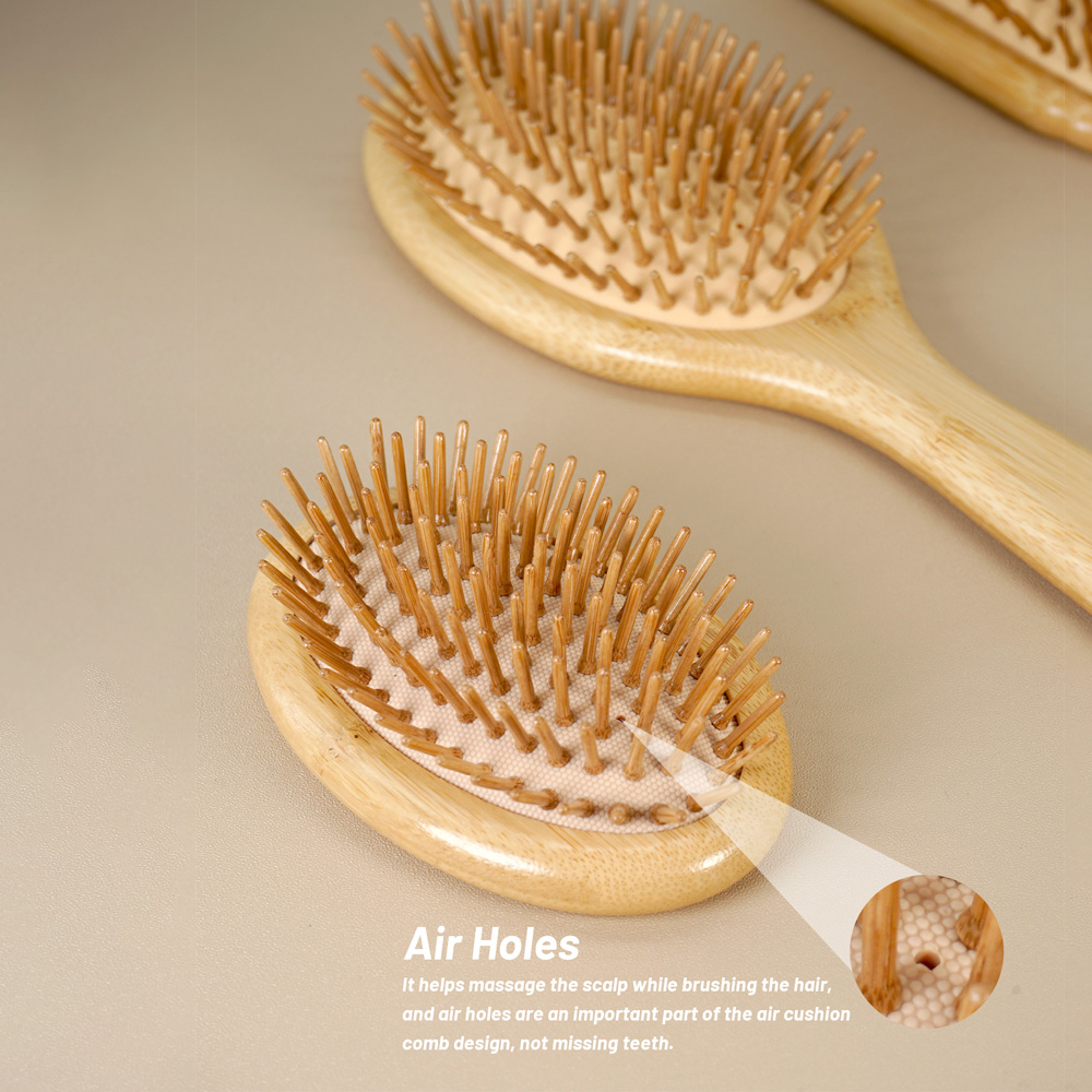 Bamboo Hair Brush Detangling B - огляд і ціна Hair Care Daily Routine