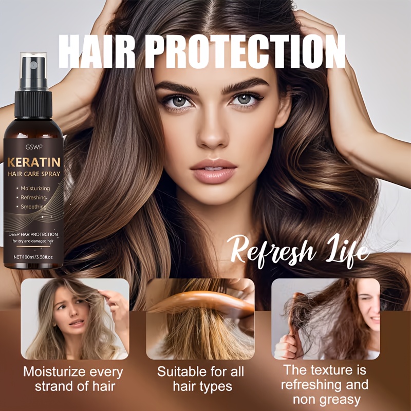 GSWP Keratin Hair Care Spray,  - огляд і ціна Heat Protectant Spray