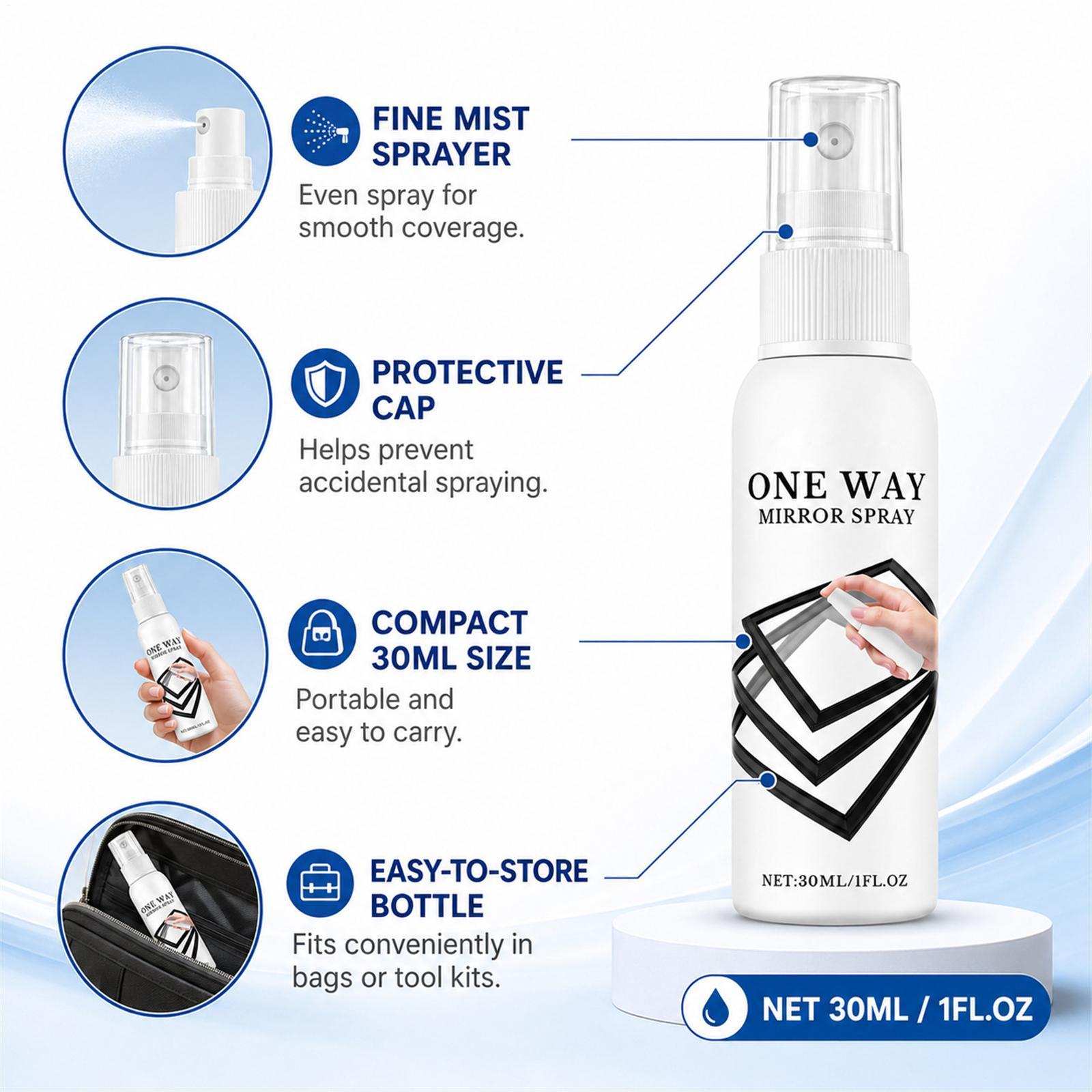 Reflective Window Spray 30ml Q - огляд і ціна Heat Protectant Spray