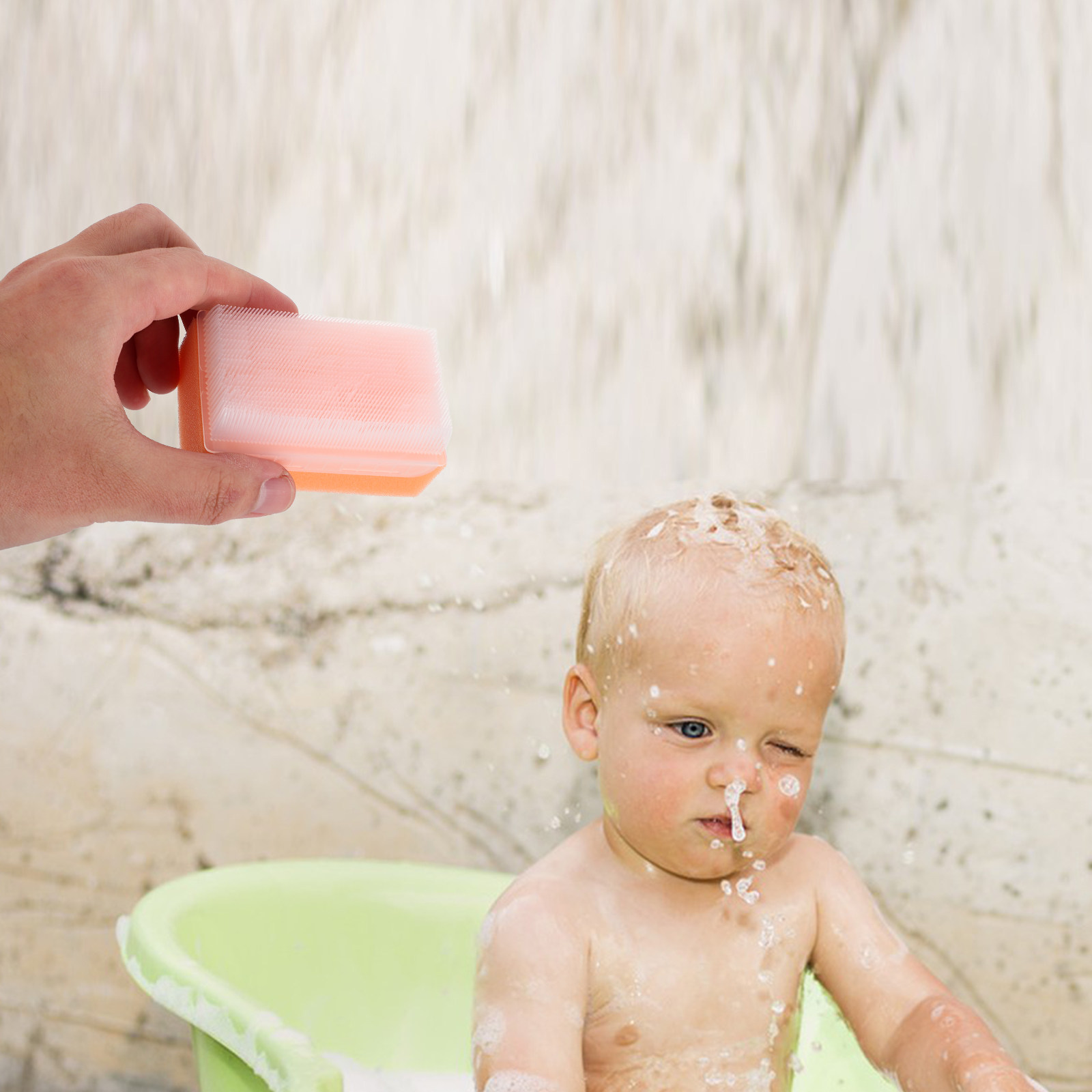 2pcs Baby Wash Brush Sponge Ge - огляд і ціна Hair Care Baby