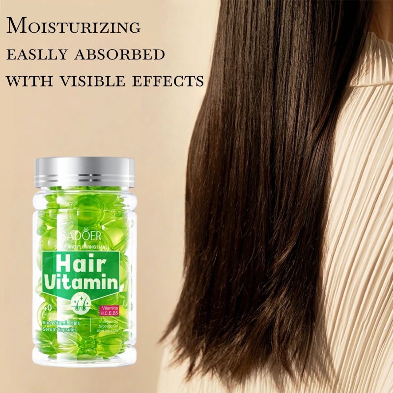 40Pcs Aloe Vera Vitamin Hair C - огляд і ціна Hair Care With Aloe Vera