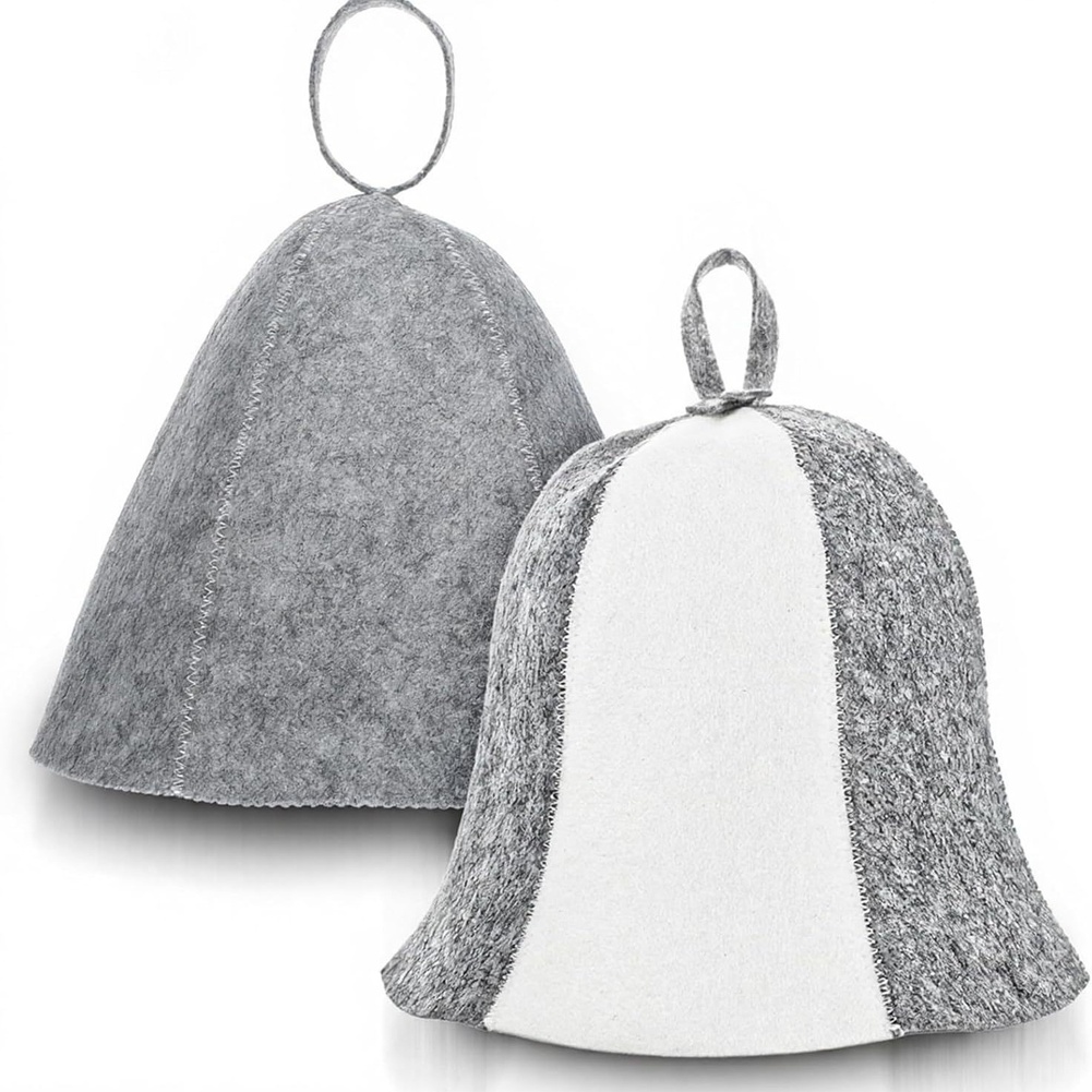 Home Sauna Gray Sauna Hat Saun - огляд і ціна Hair Care Daily Routine