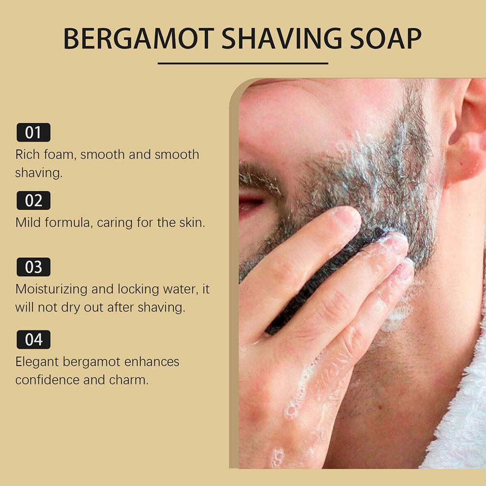 Bergamot Shaving Soap for Men  - огляд і ціна Hair Care Cream