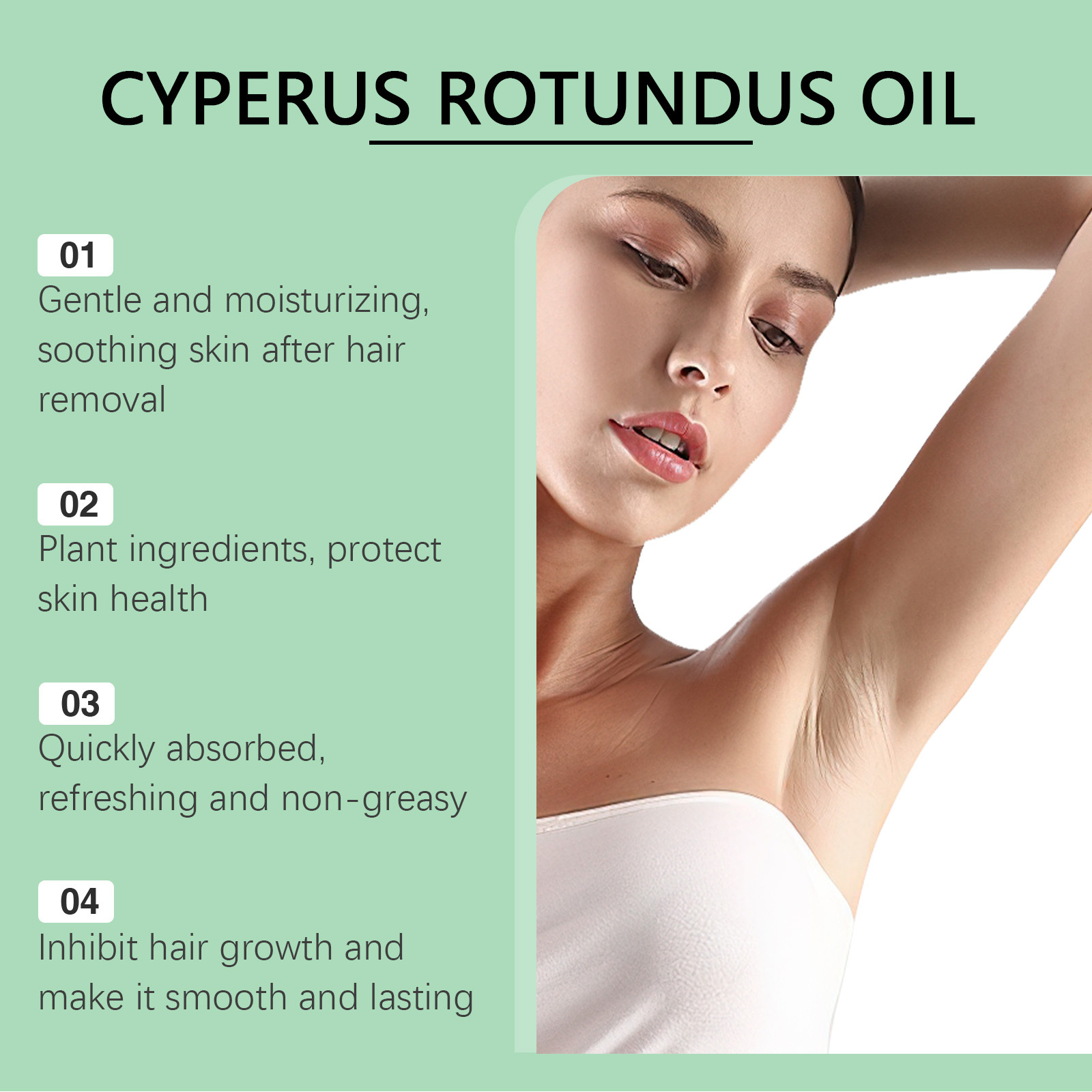 Natural Cyperus Rotundus Oil H - огляд і ціна Hair Care Cream