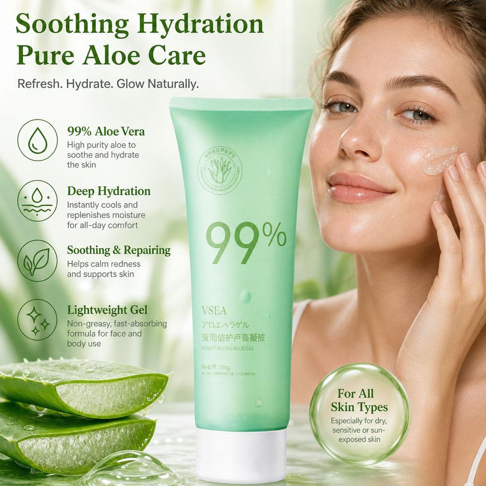 1/3/5PCs Aloe Vera Gel 99% Pur - огляд і ціна Hair Care With Aloe Vera