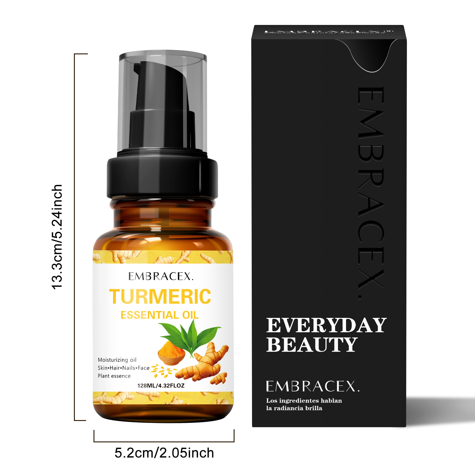 128ml Turmeric Oil Essential O - огляд і ціна Hair Care Natural Ingredients