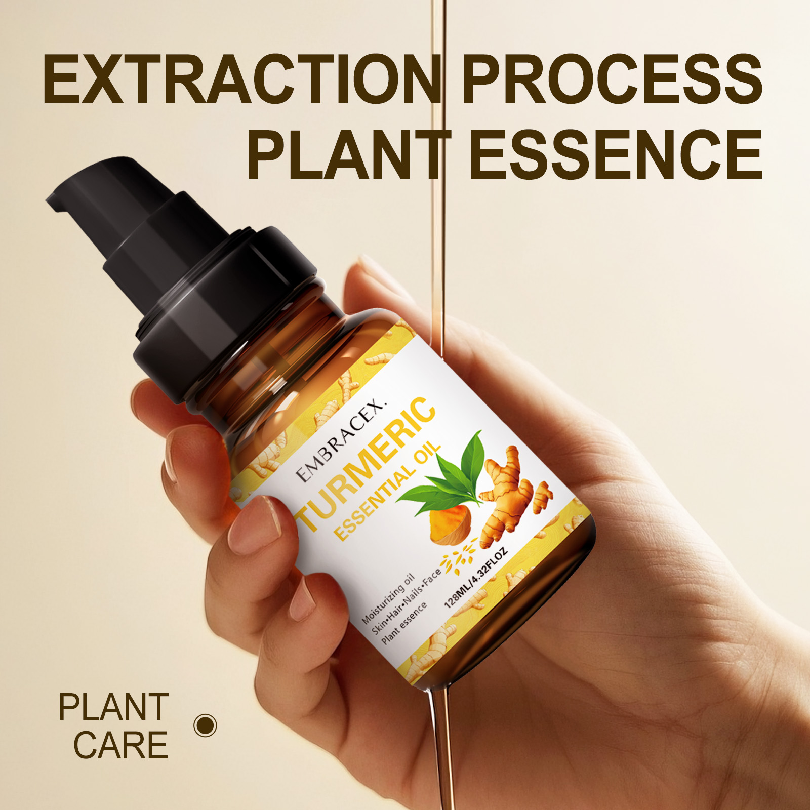 128ml Turmeric Oil Essential O - огляд і ціна Hair Care Natural Ingredients