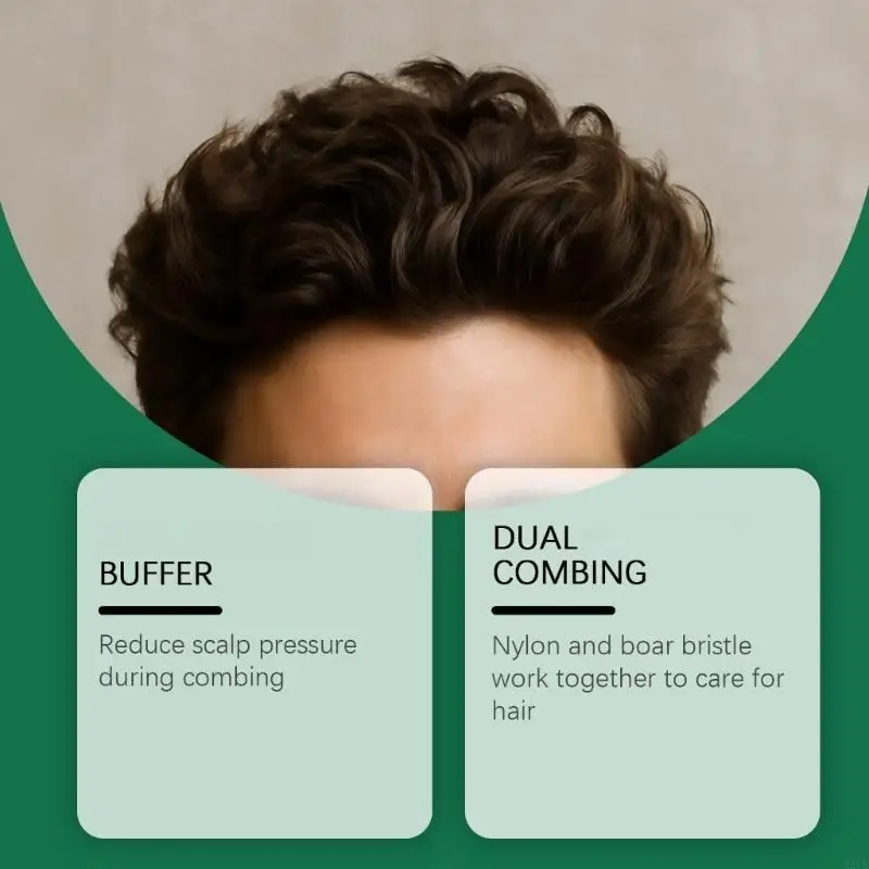 Boar Bristles And Nylon Brush  - огляд і ціна Hair Care Daily Routine