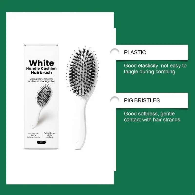 Boar Bristles And Nylon Brush  - огляд і ціна Hair Care Daily Routine