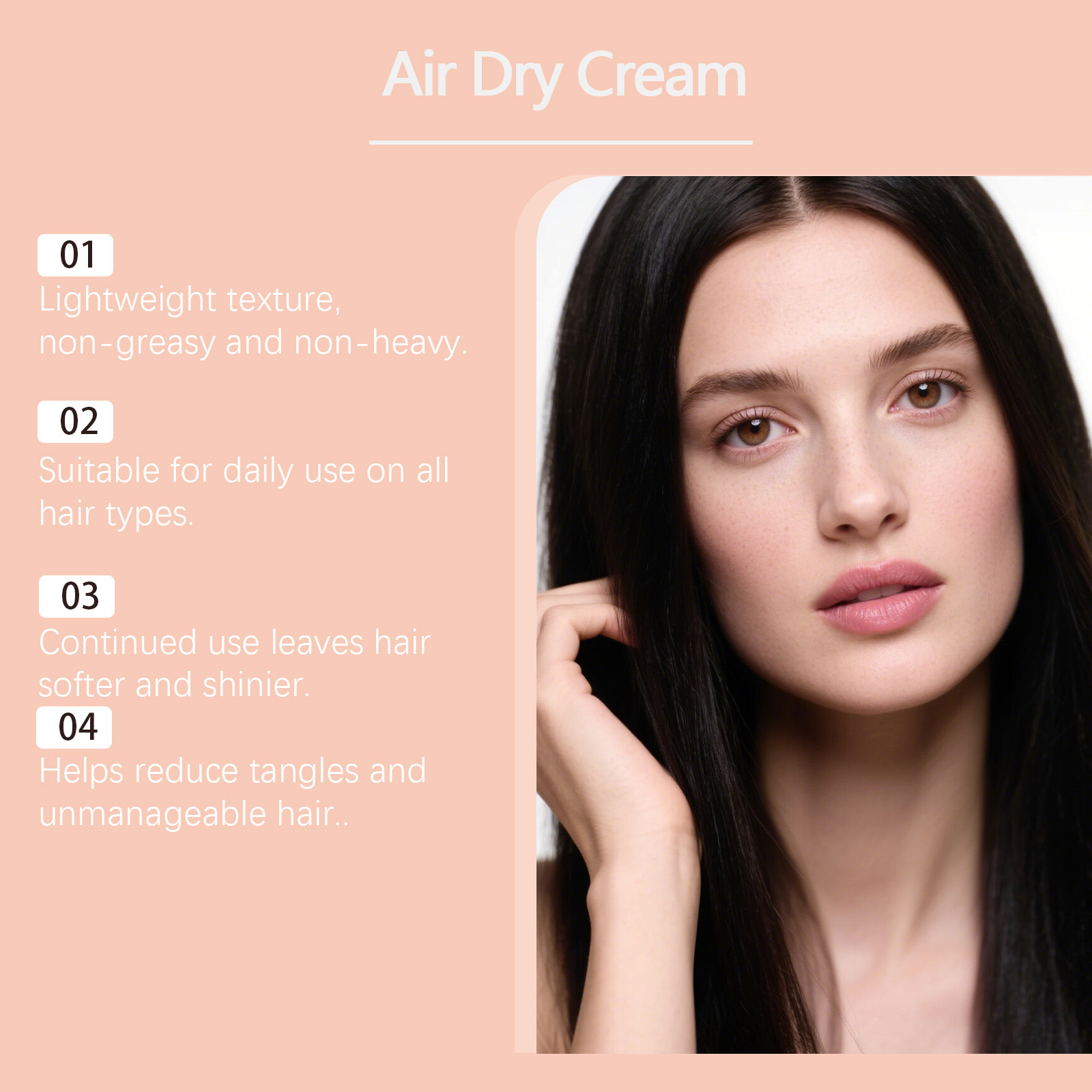 Air Dry Smoothing Hair Cream A - огляд і ціна Hair Care Cream
